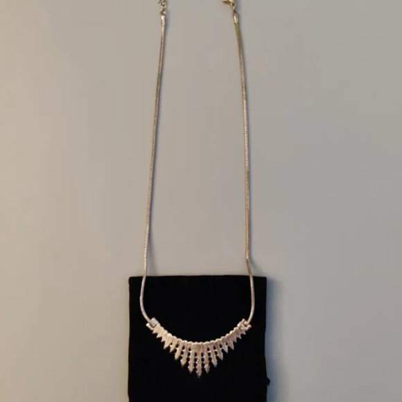 Forever 21 Gold Crystal Necklace - Picture 3 of 3